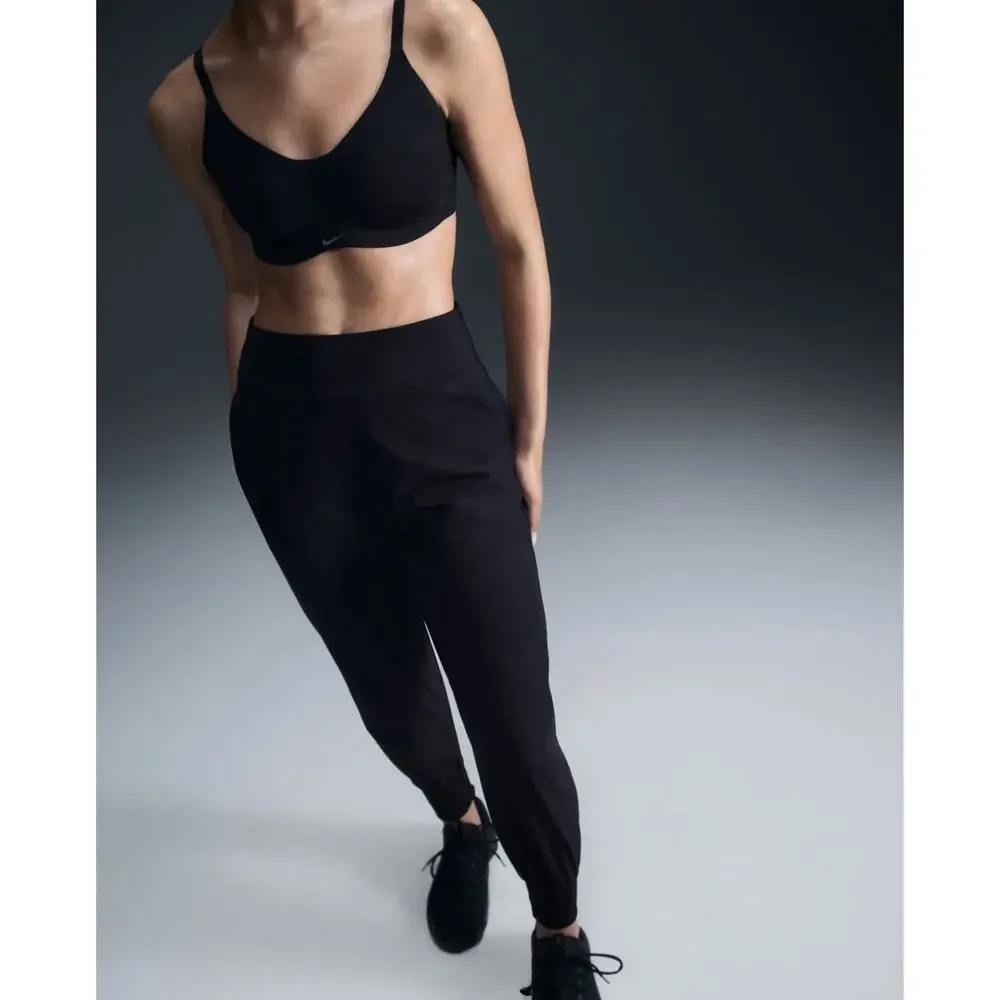 Nike Dri-FIT Bliss 7/8 Joggers Women’s Size M Black Mid-Rise DV9453-010 NWT
